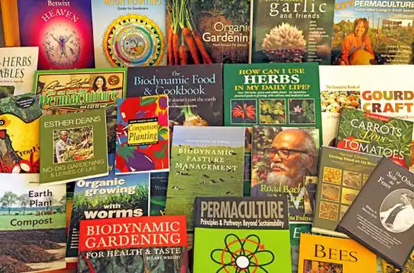 A large range of gardening books available.